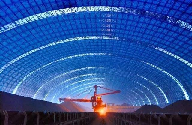 太仓亿优钢构工程师为您解析原料场封闭技术的特点和类型
